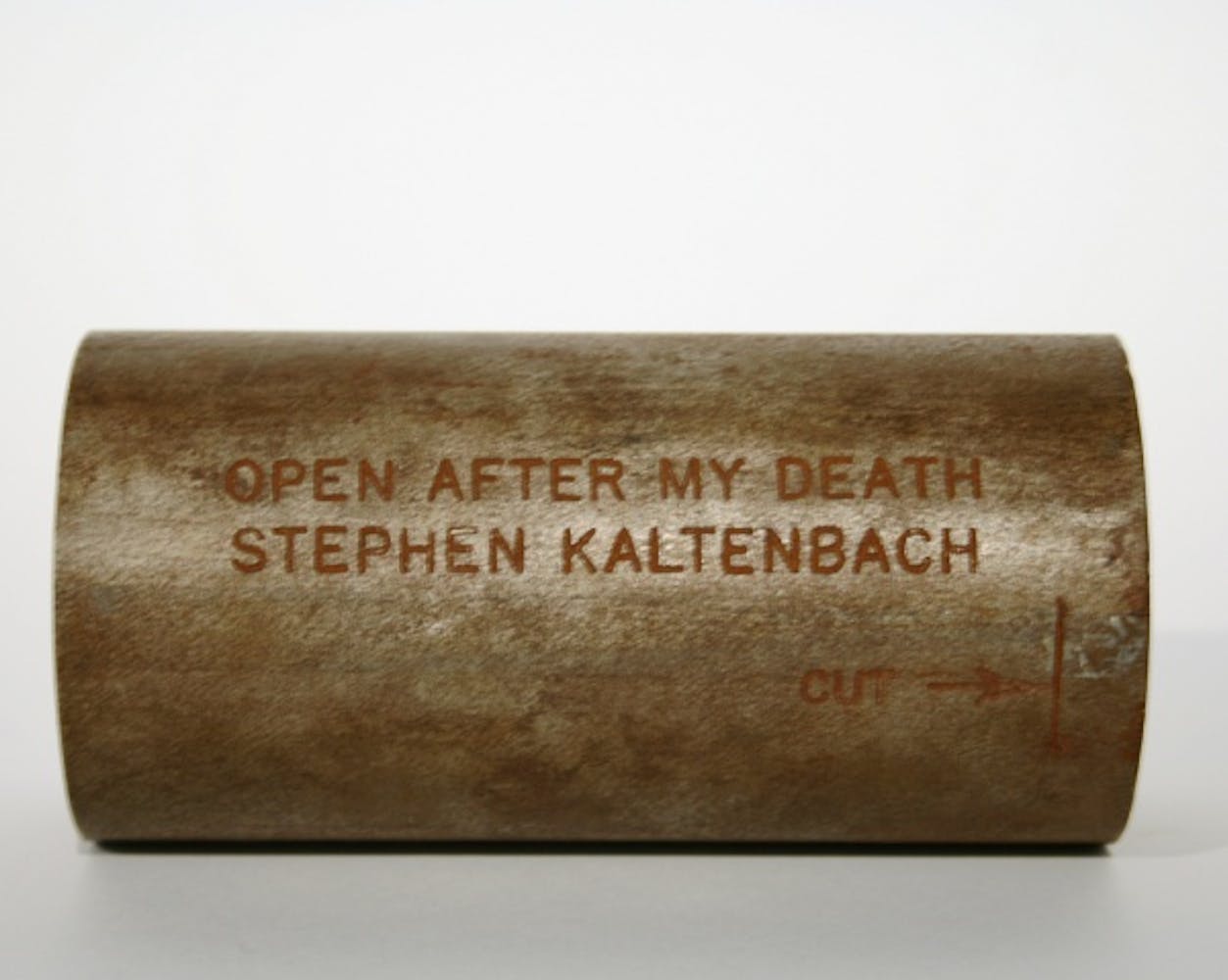Stephen Kaltenbach, Time Capsule (OPEN AFTER MY DEATH STEPHEN KALTENBACH), 1970