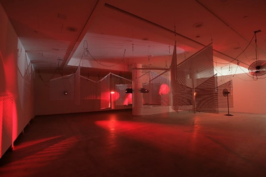 Haegue Yang, Yearning Melancholy Red, 2008