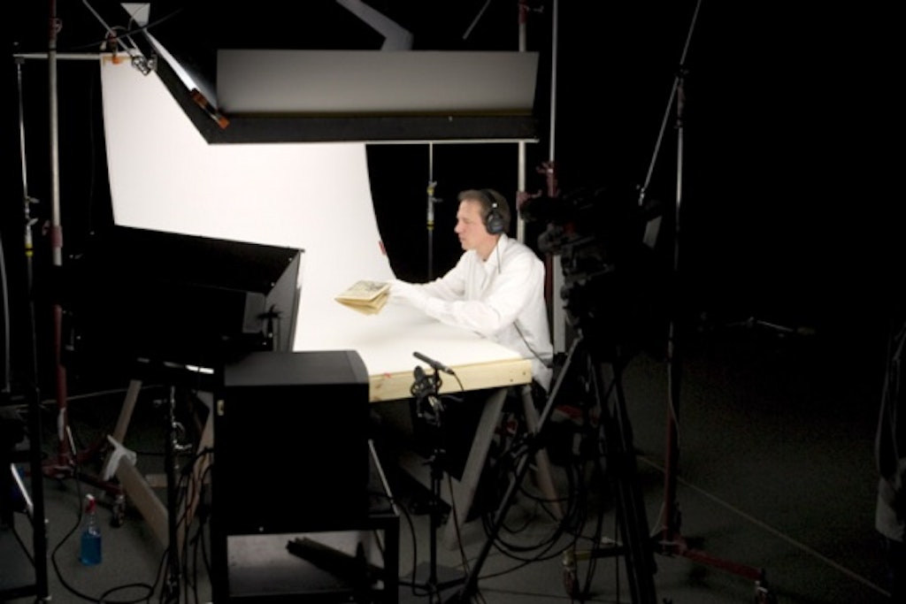 Christian Marclay, Production still from Shake Rattle and Roll (Fluxmix), Walker Art Center, Minneapolis., 2004