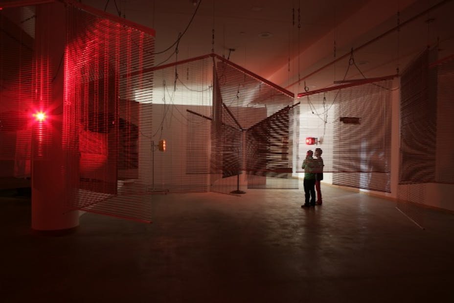 Haegue Yang, Yearning Melancholy Red, 2008