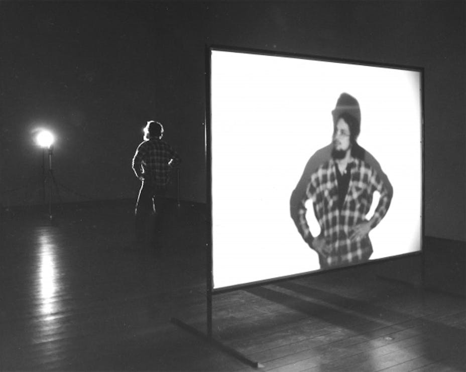 Peter Campus, Shadow Projection, 1974