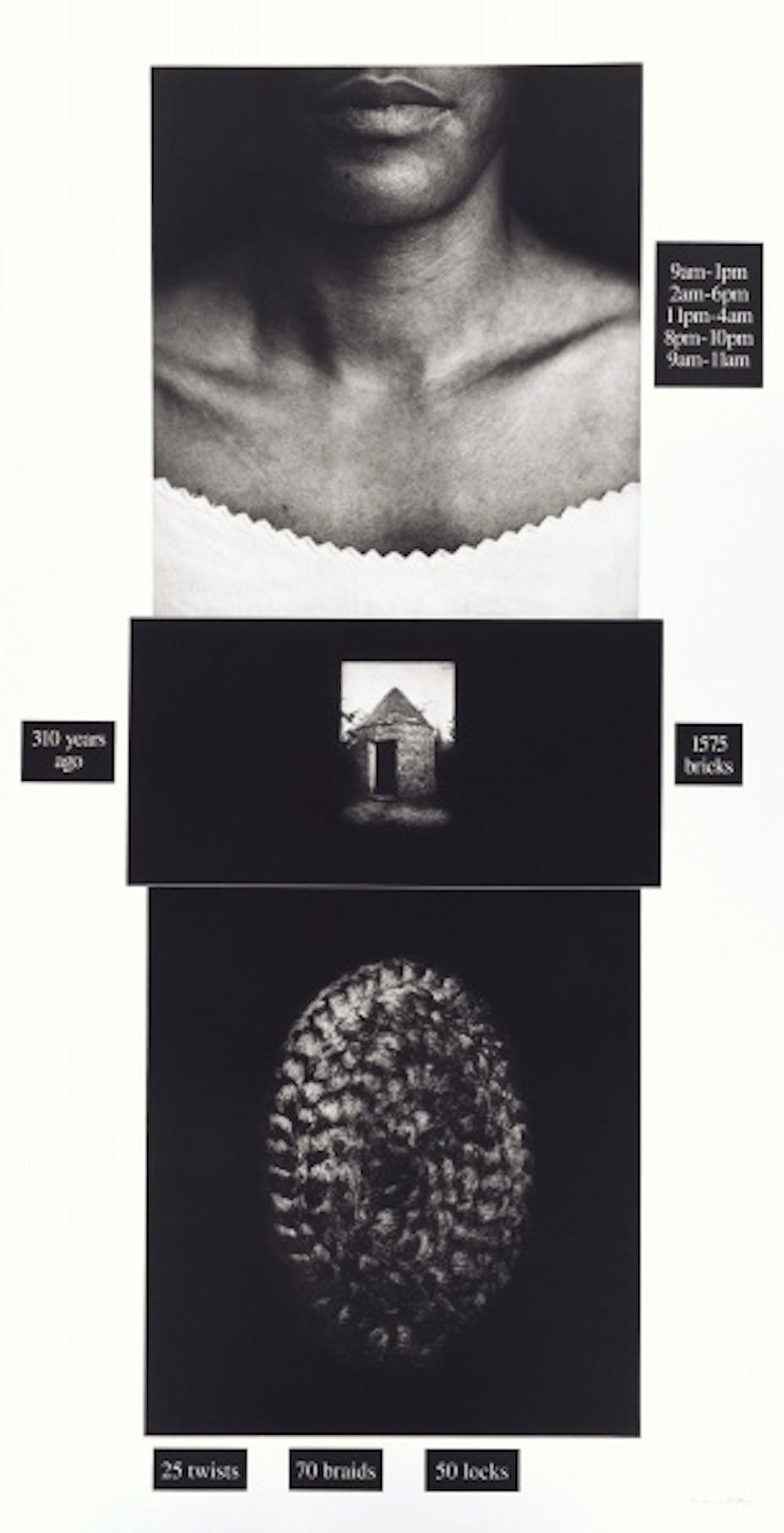 Lorna Simpson, Counting, 1991