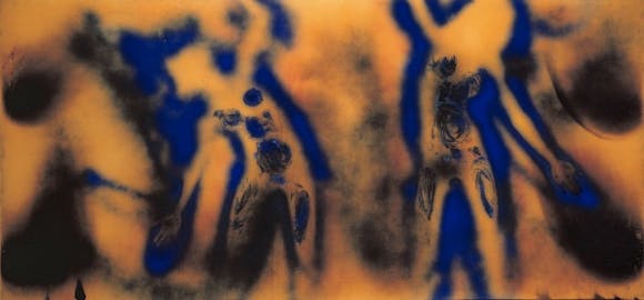 Yves Klein, Untitled Fire-Color Painting, 1961