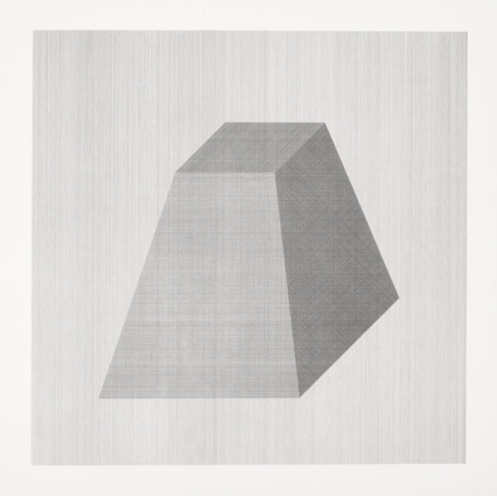 Sol LeWitt, Isometric Form, 1982