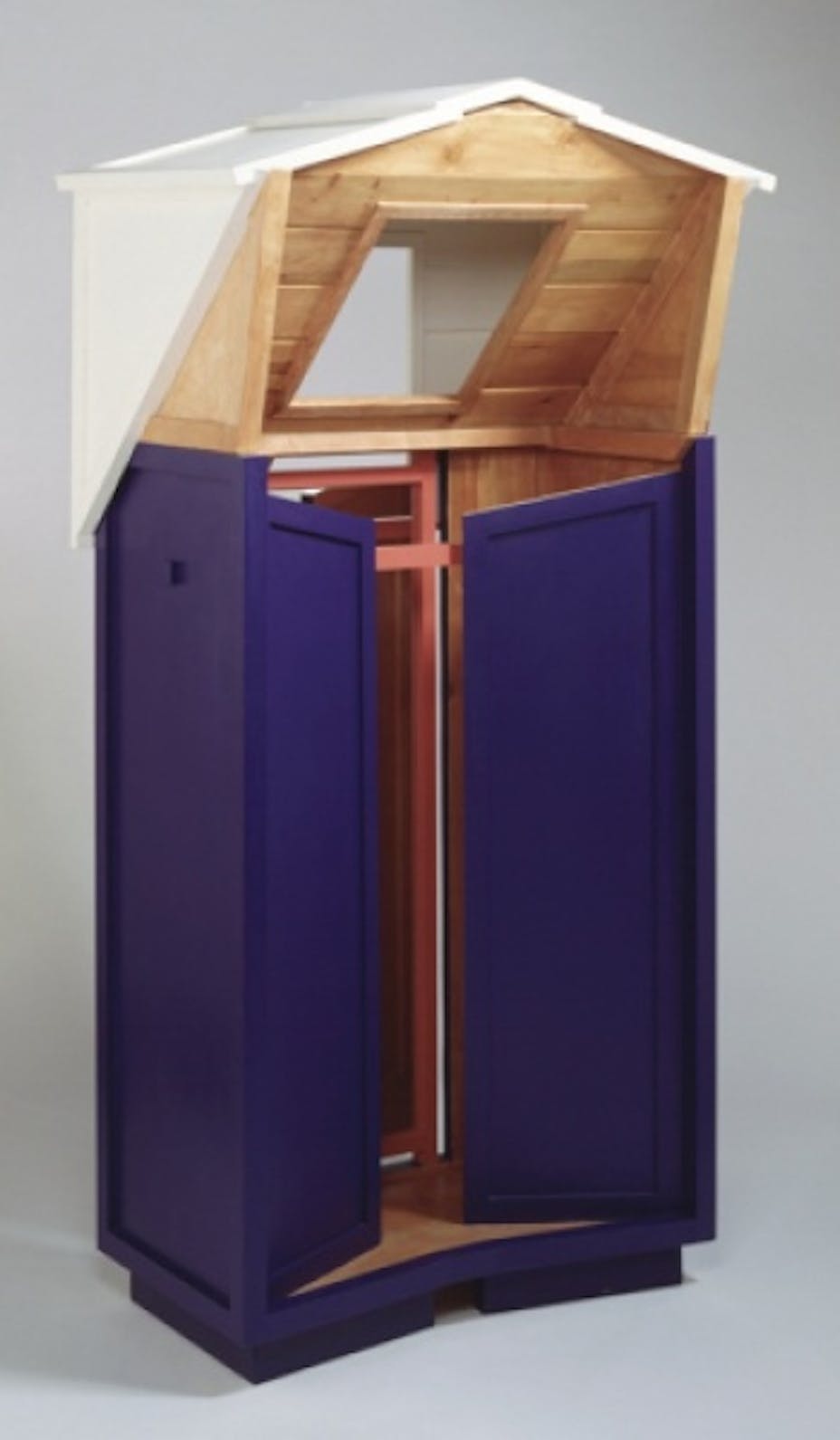 Siah Armajani, Closet Under Dormer, 1984-1985