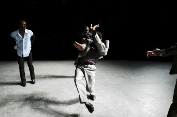 Ralph Lemon and dancers in Come home Charley Patton (The Geography Trilogy: Part 3), 2005