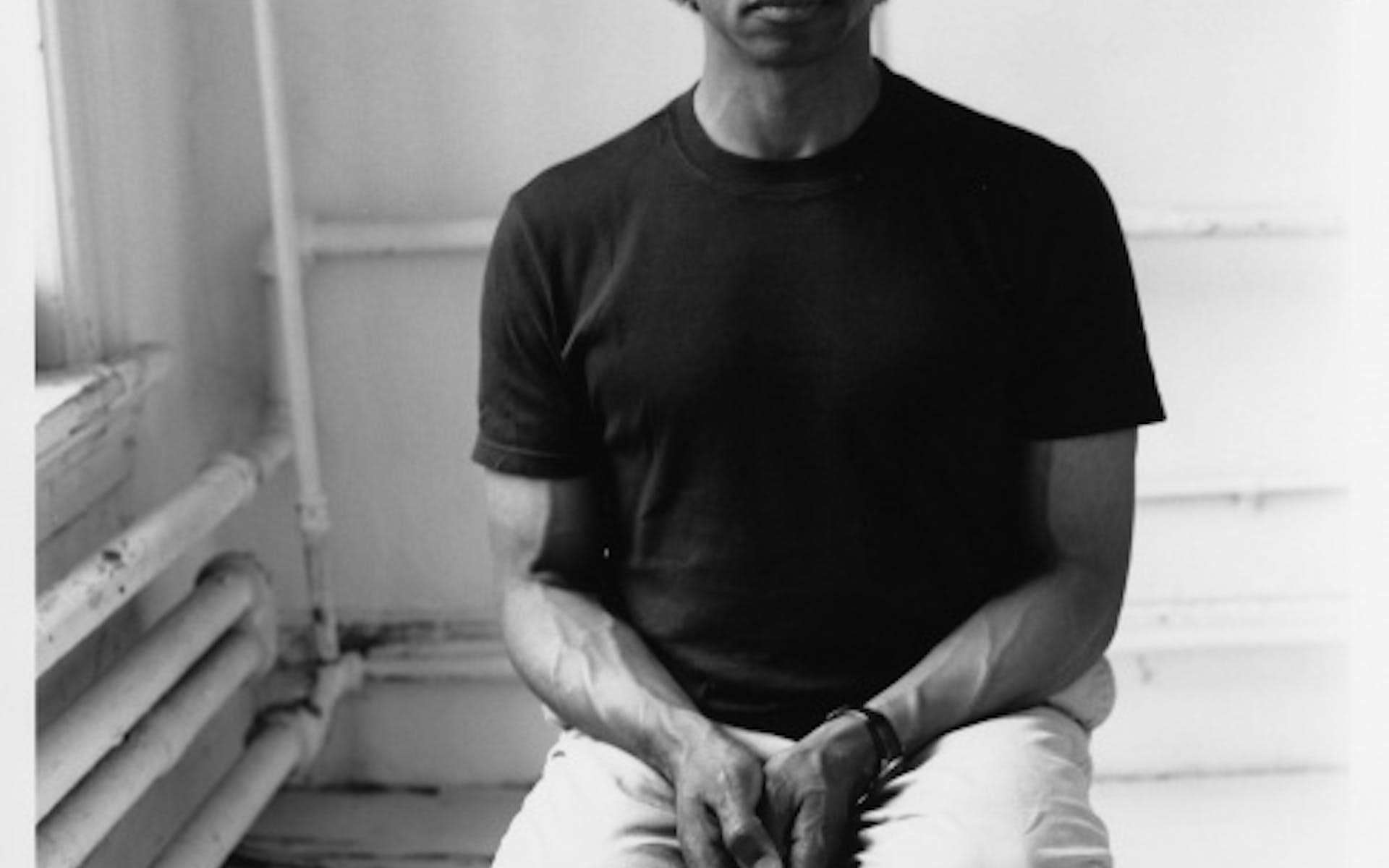 Black and white portrait of Ralph Lemon