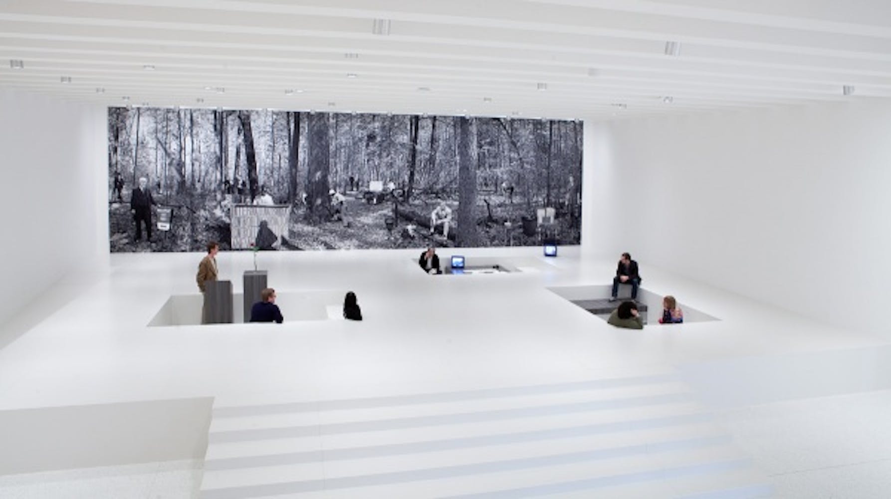 Installation view of Goshka Macuga: It Broke from Within, 2011