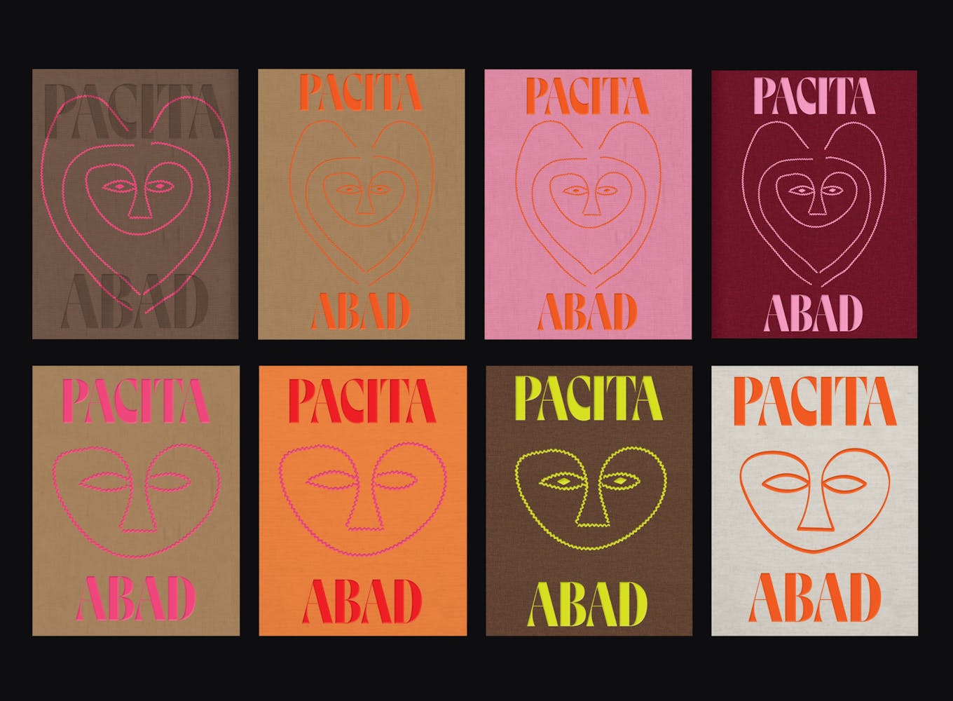 Multiple versions of a cover of a book.