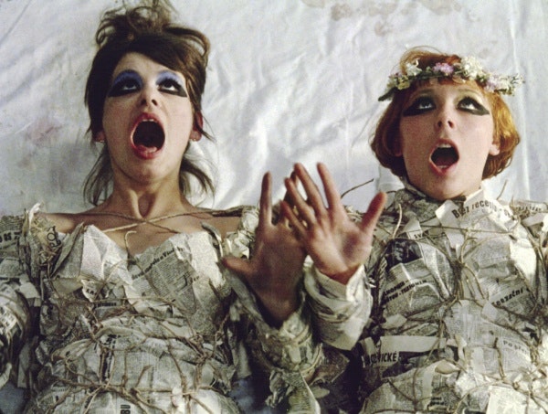 daisies, Chytilová, czech, czech new wave, czech new wave cinema, art film, feminism, feminist, and yet she moves, walker art center, the walker, the walker art center, feminist cinema, women in cinema 