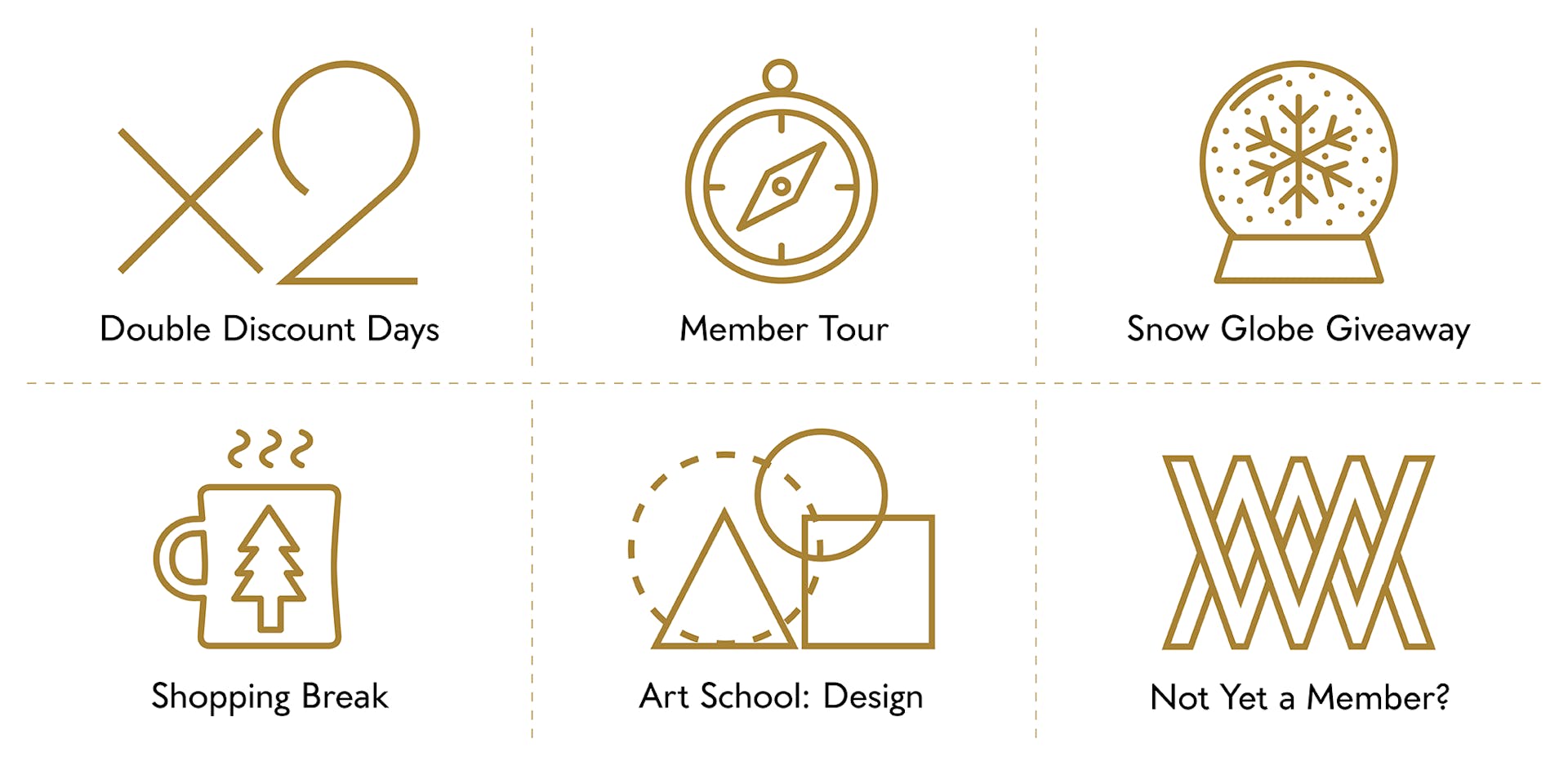 Gold and white graphic