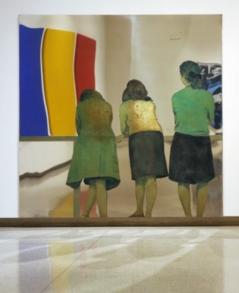 Michelangelo Pistoletto, Three Girls on a Balcony, 1962-1964
