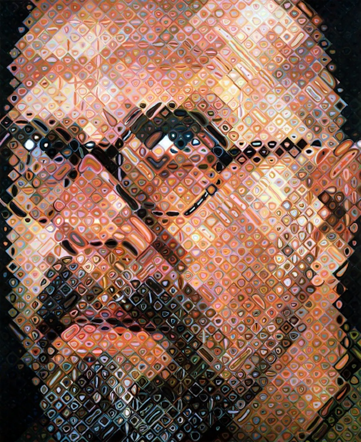 Chuck Close Famous Works Chuck Close Prints: Process And Collaboration