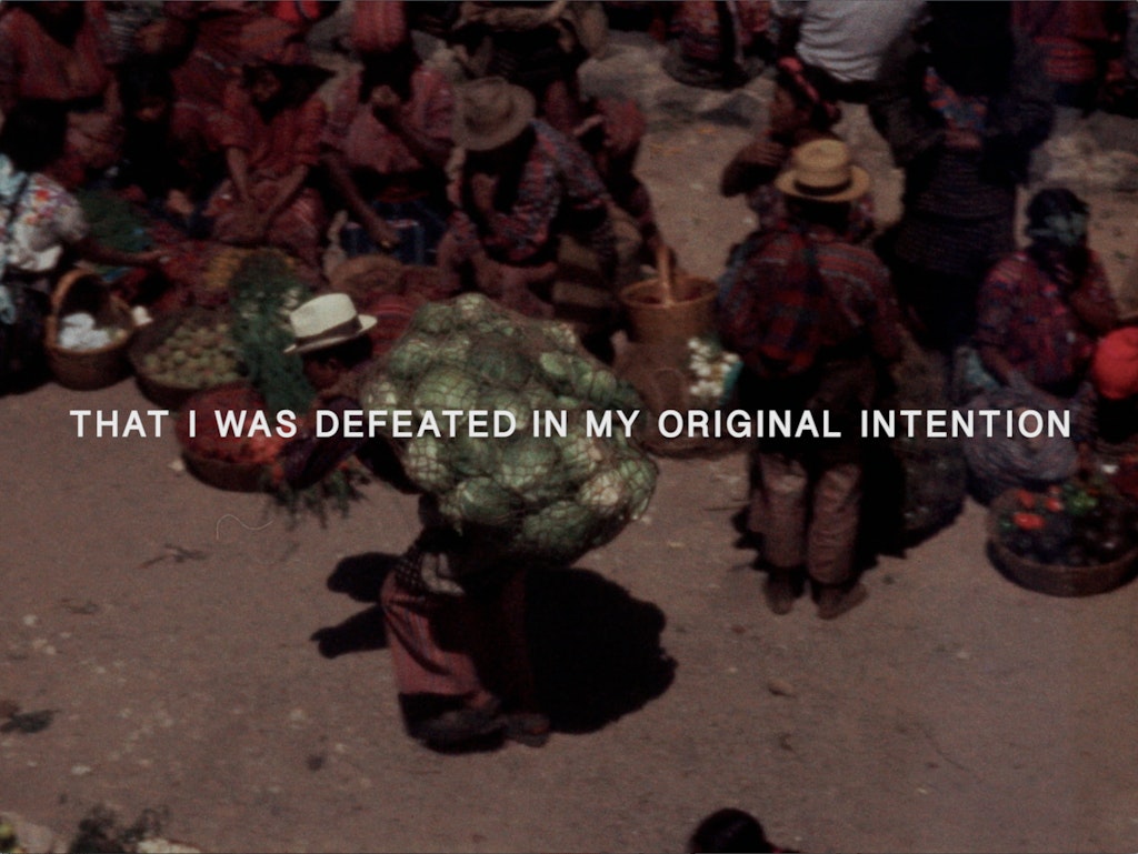 That I was Defeated in my original intention text on top of painting