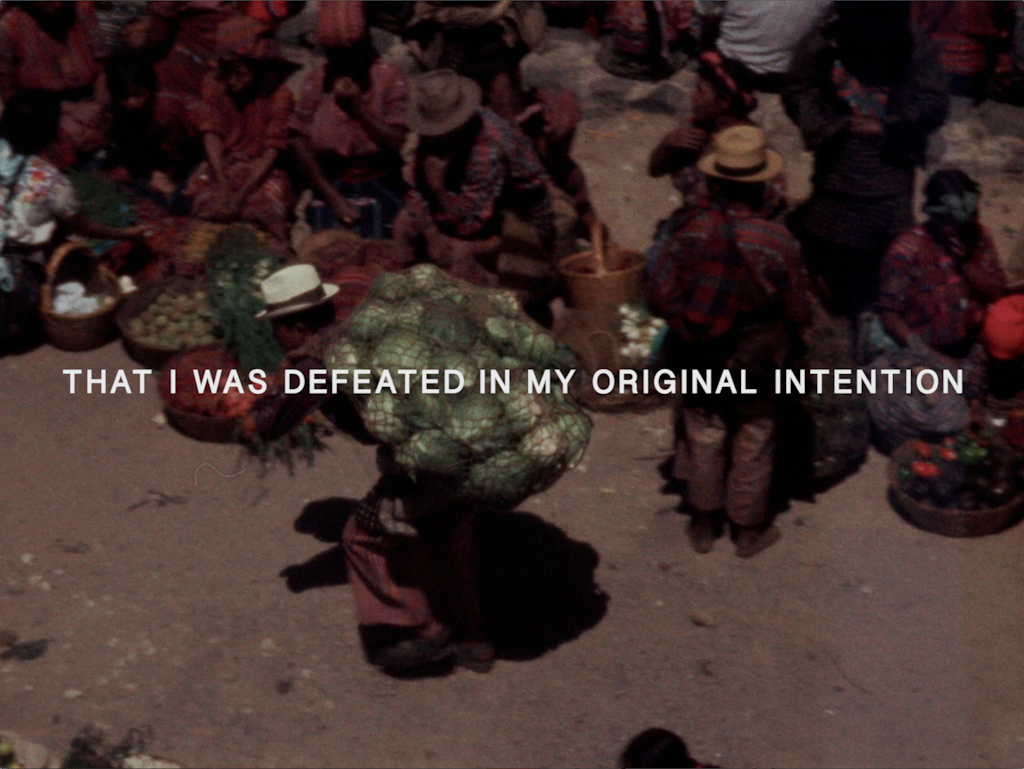 That I was Defeated in my original intention text on top of painting