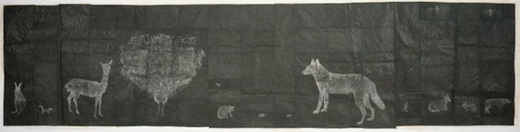 Kiki Smith, Black Animal Drawing, 1996-1998