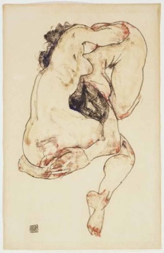Egon Schiele, Two Figures, 1917