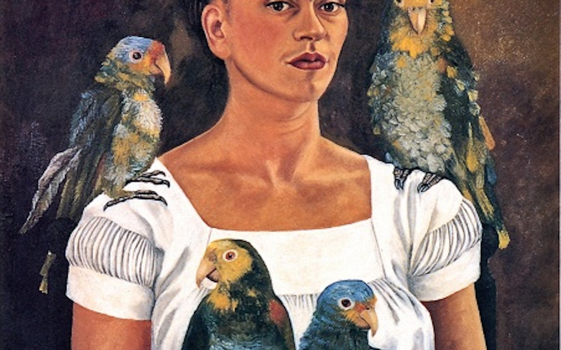 Frida Kahlo, Me and My Parrots (Yo y mis pericos), 1941