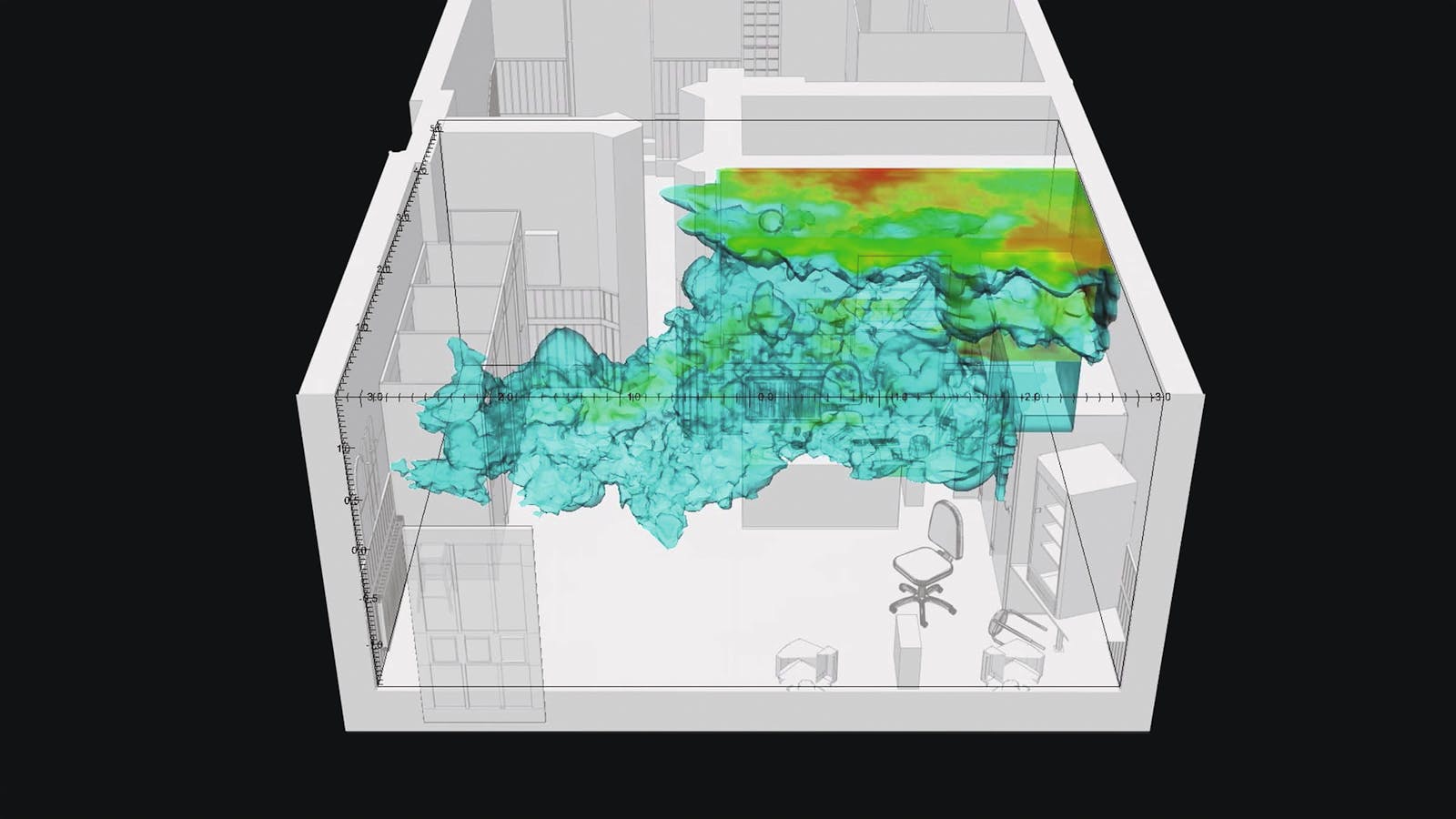 Fluid dynamics simulation