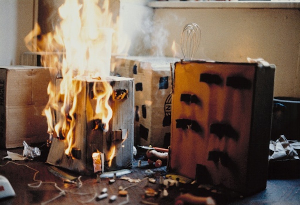 Peter Fischli and David Weiss, The Fire of Uster from Wurst Series, 1979