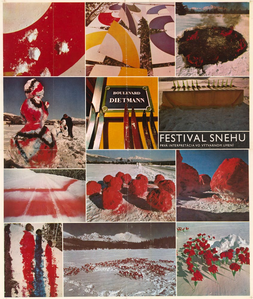 Postcard promoting a 