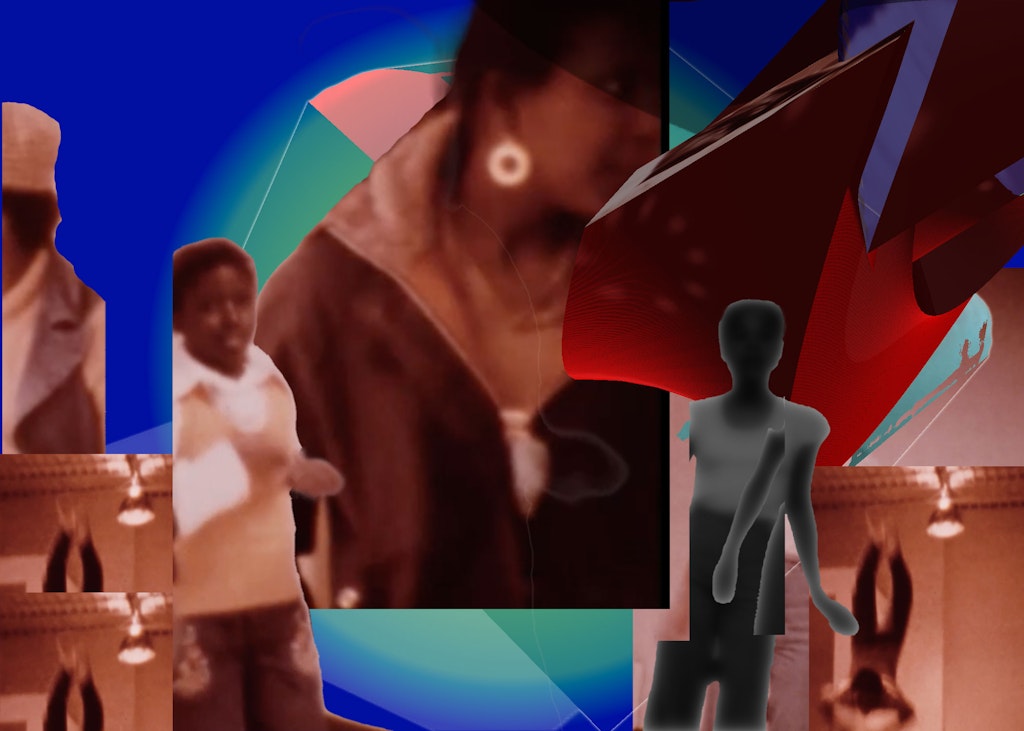 A black and white film still of a flapper dancer in the 1920's holding her hand to her head and closing her eyes as if in pain or disoriented.