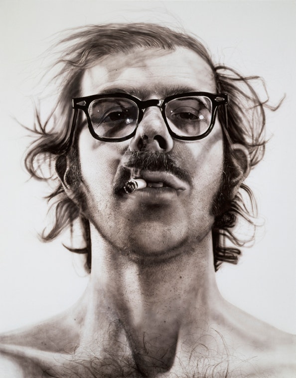 chuck close self portrait 2004