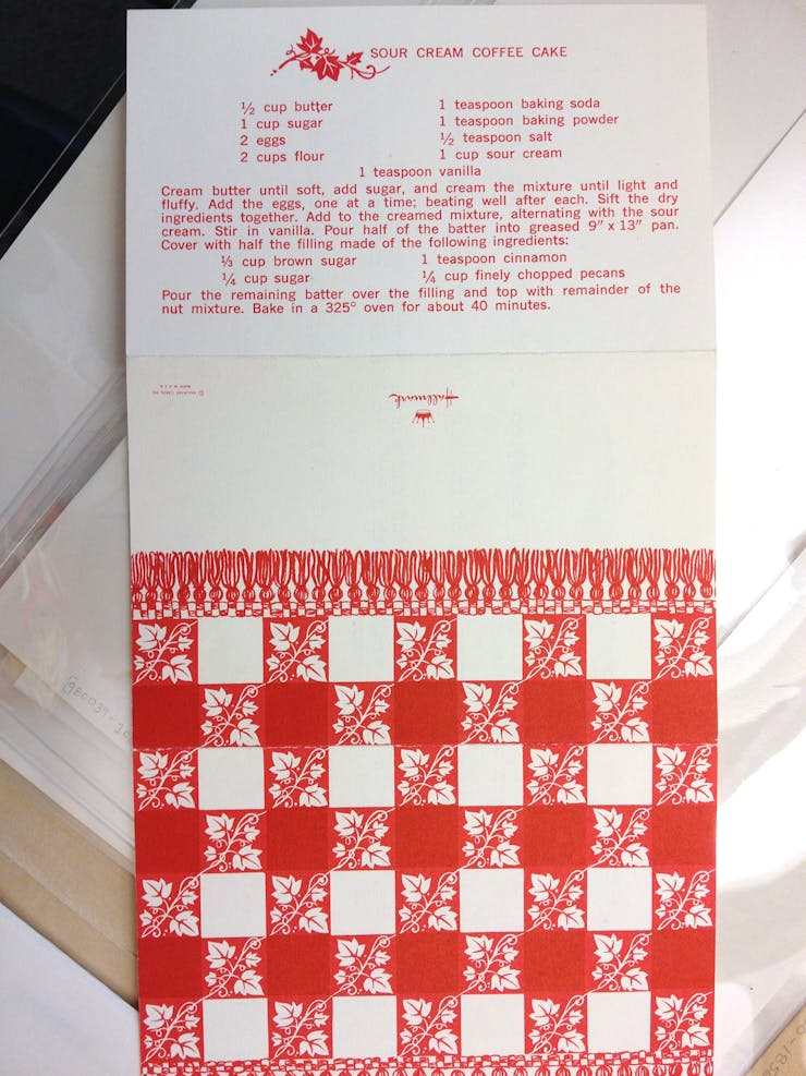 Yoko Ono sent a Hallmark card