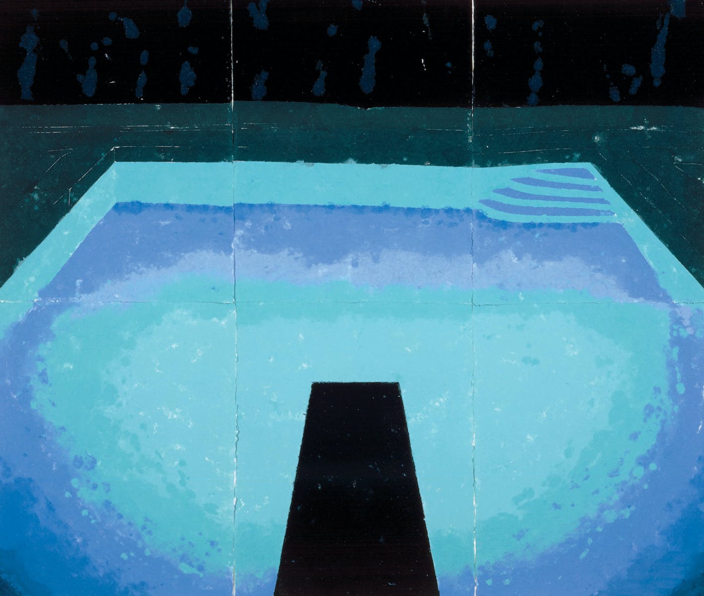 Midnight Pool by David Hockney