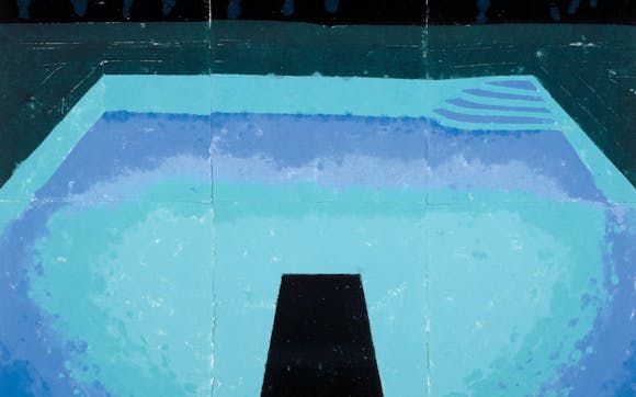 Midnight Pool by David Hockney