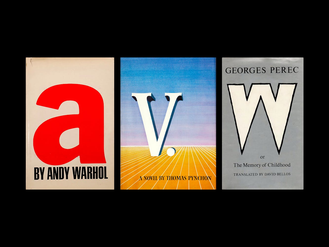 Three books covers are placed next to one another.