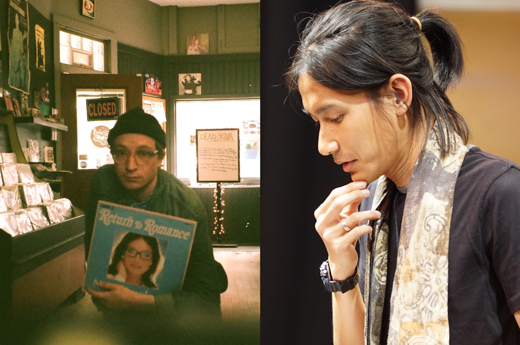 Portraits of artists Lee Noble and Jay Afrisando