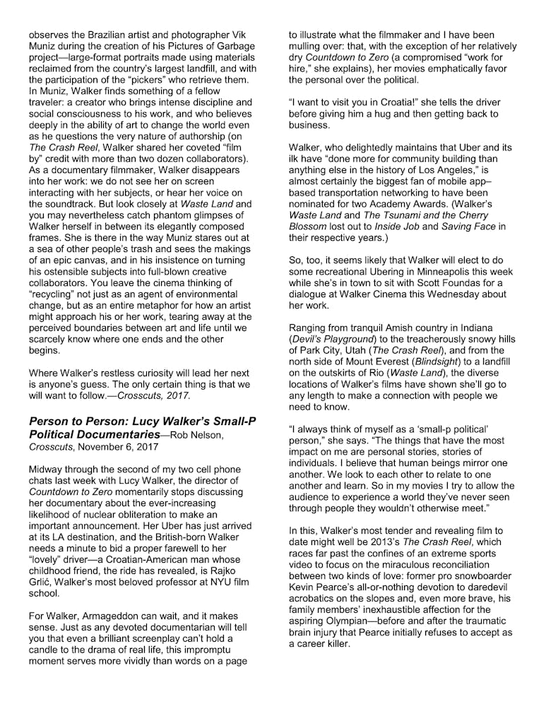 Lucy Walker program notes 3