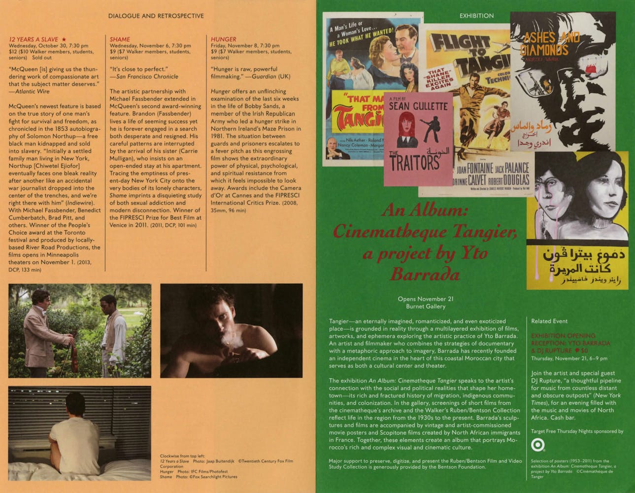 Steve McQueen Dialogue event brochure page 3