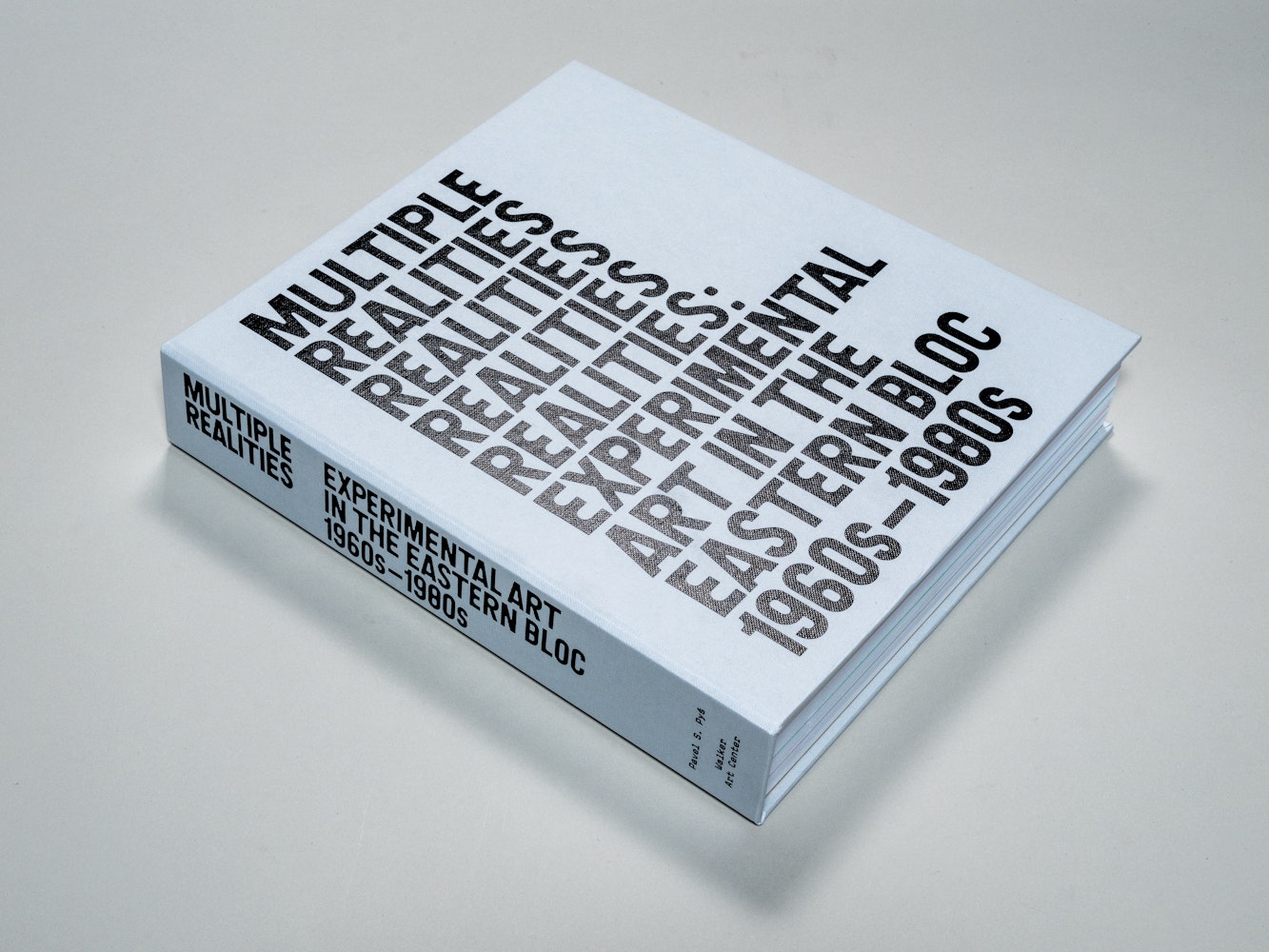 Cover of a book with the title "Multiple Realities: Experimental Art in the Eastern Bloc 1960s–1980s"
