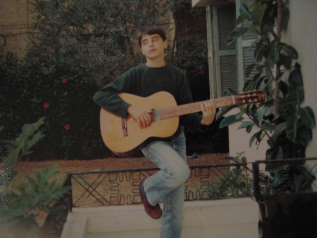 Yasser Mroué as a young man. Photo: Joe Namy