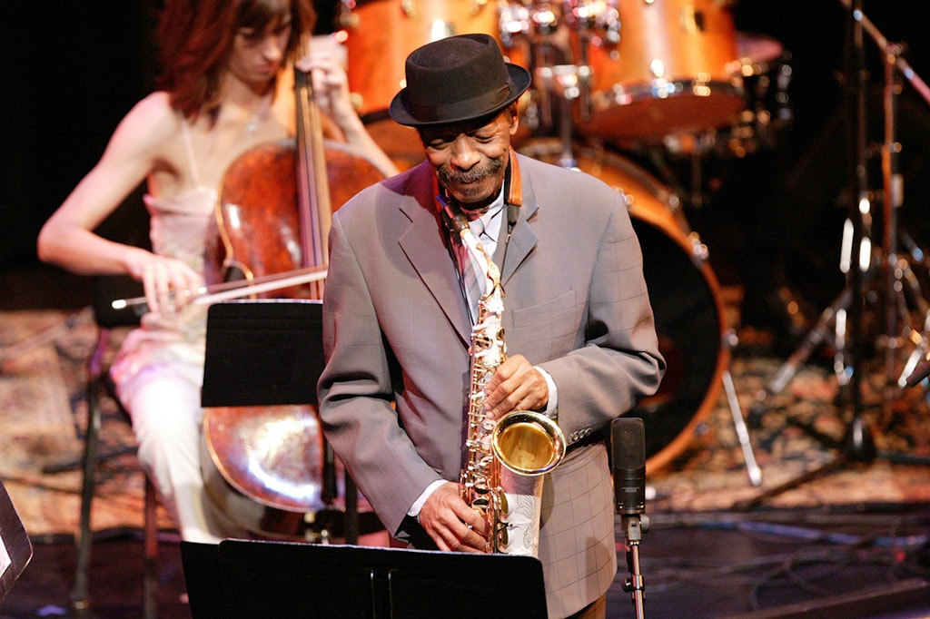 Ornette Coleman performing at the Walker’s McGuire Theater in 2005. Photo: Gene Pittman