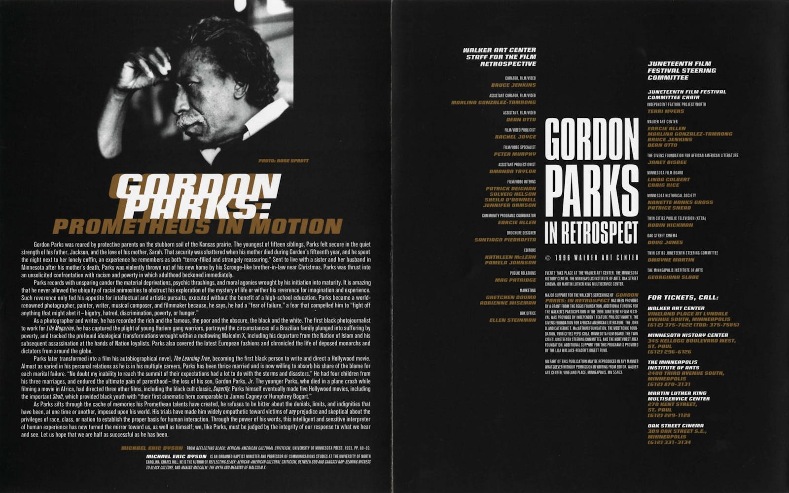 Gordon Parks brochure 2