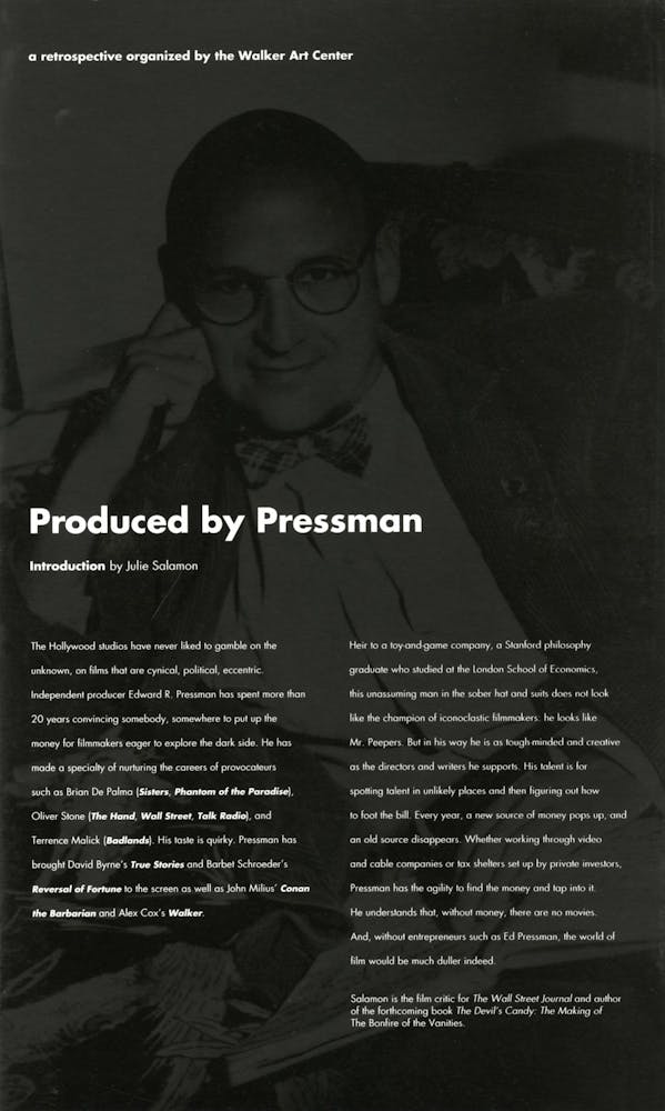 Pressman brochure 1