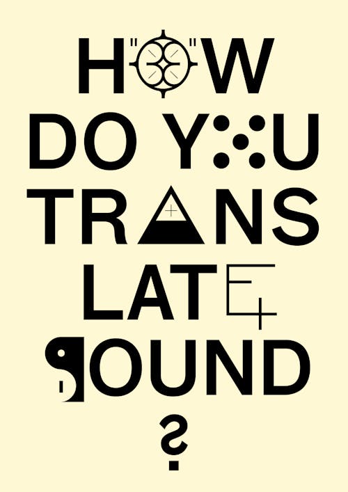 How do you translate sound?