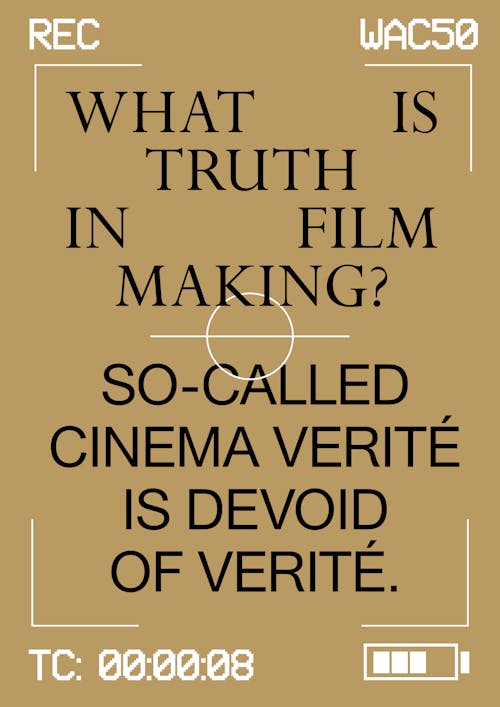 What is truth in filmmaking?