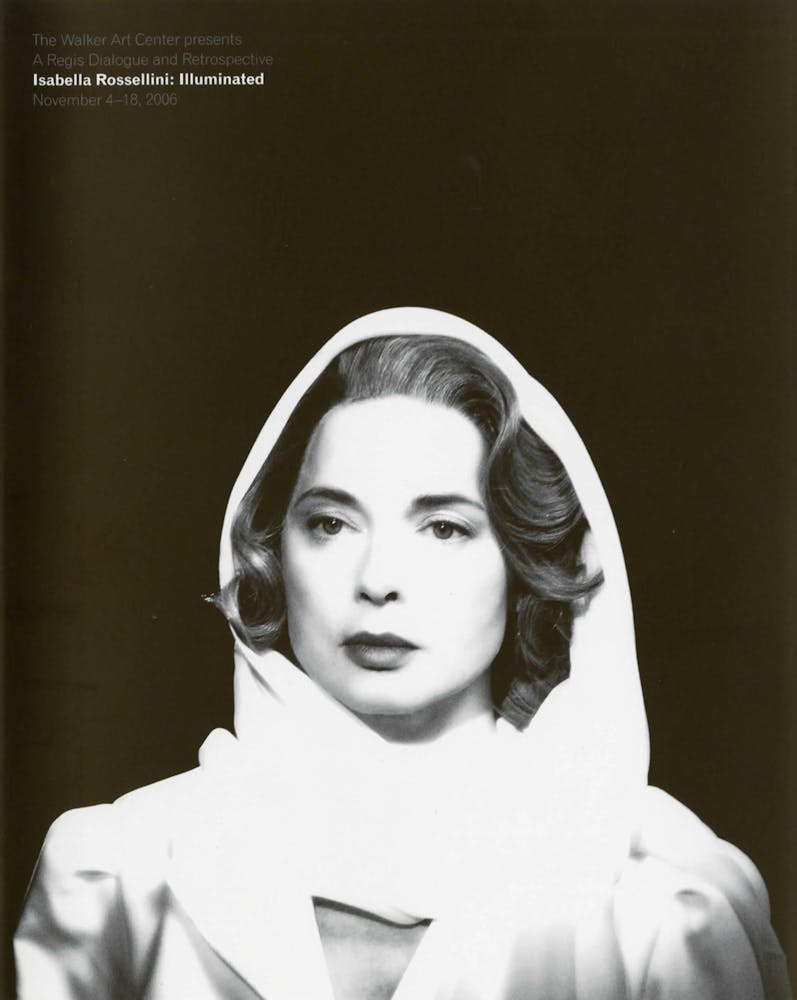 Isabella Rossellini Dialogue event program page 1