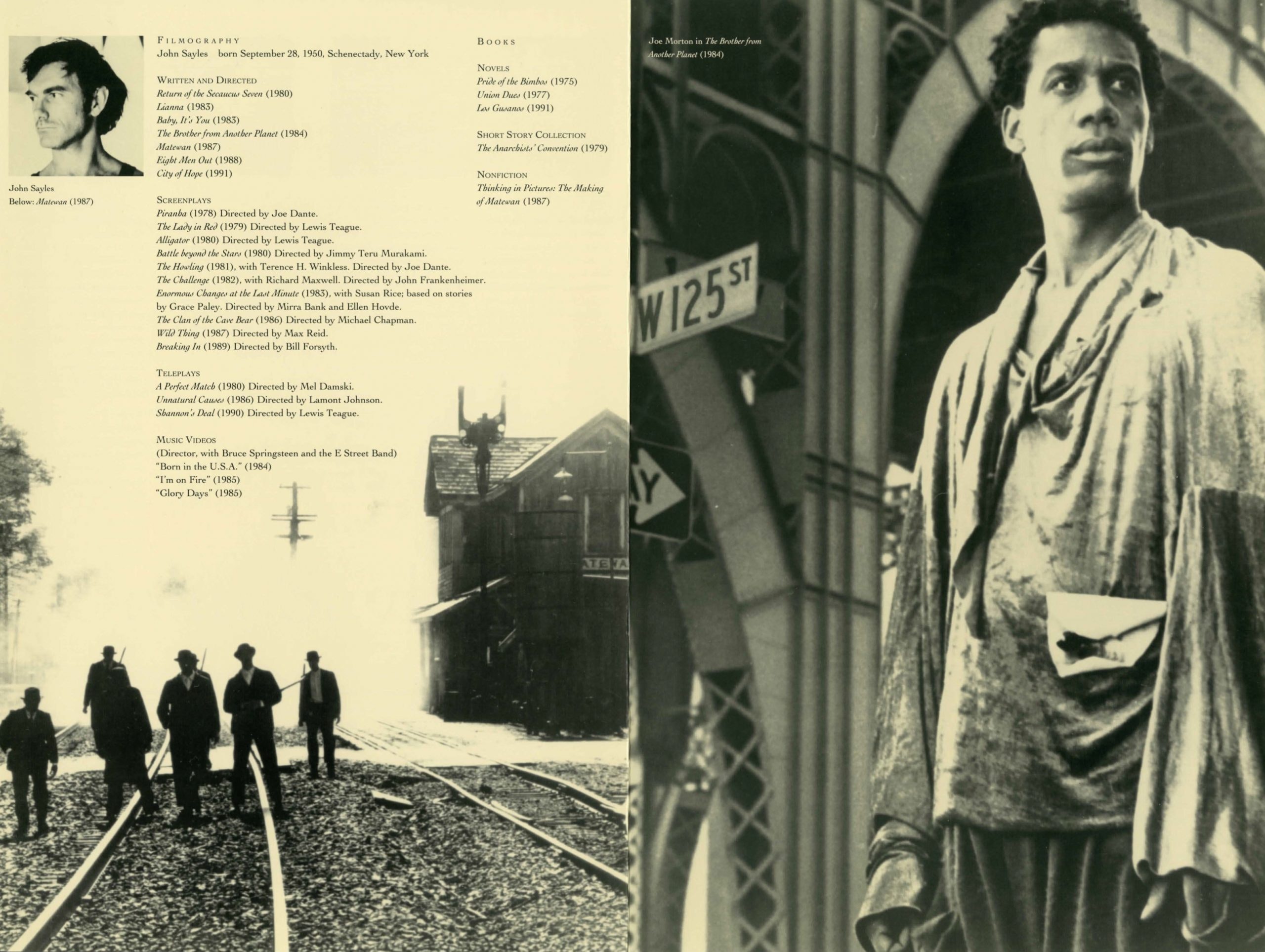 John Sayles Dialogue brochure page 4