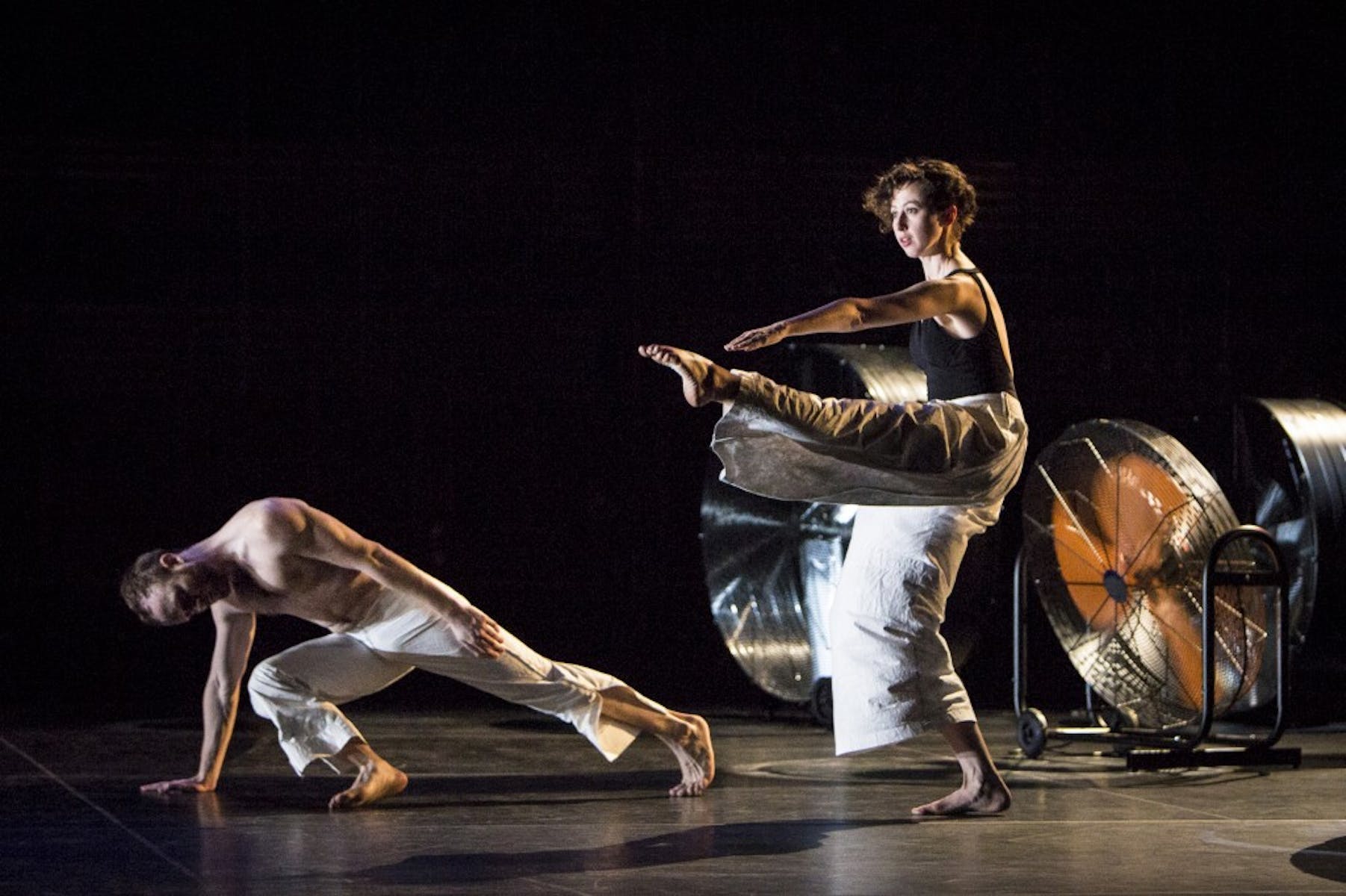 I’m going to toss my arms – if you catch them they’re yours, Trisha Brown Dance Company. Photo: Yi-Chun Wu