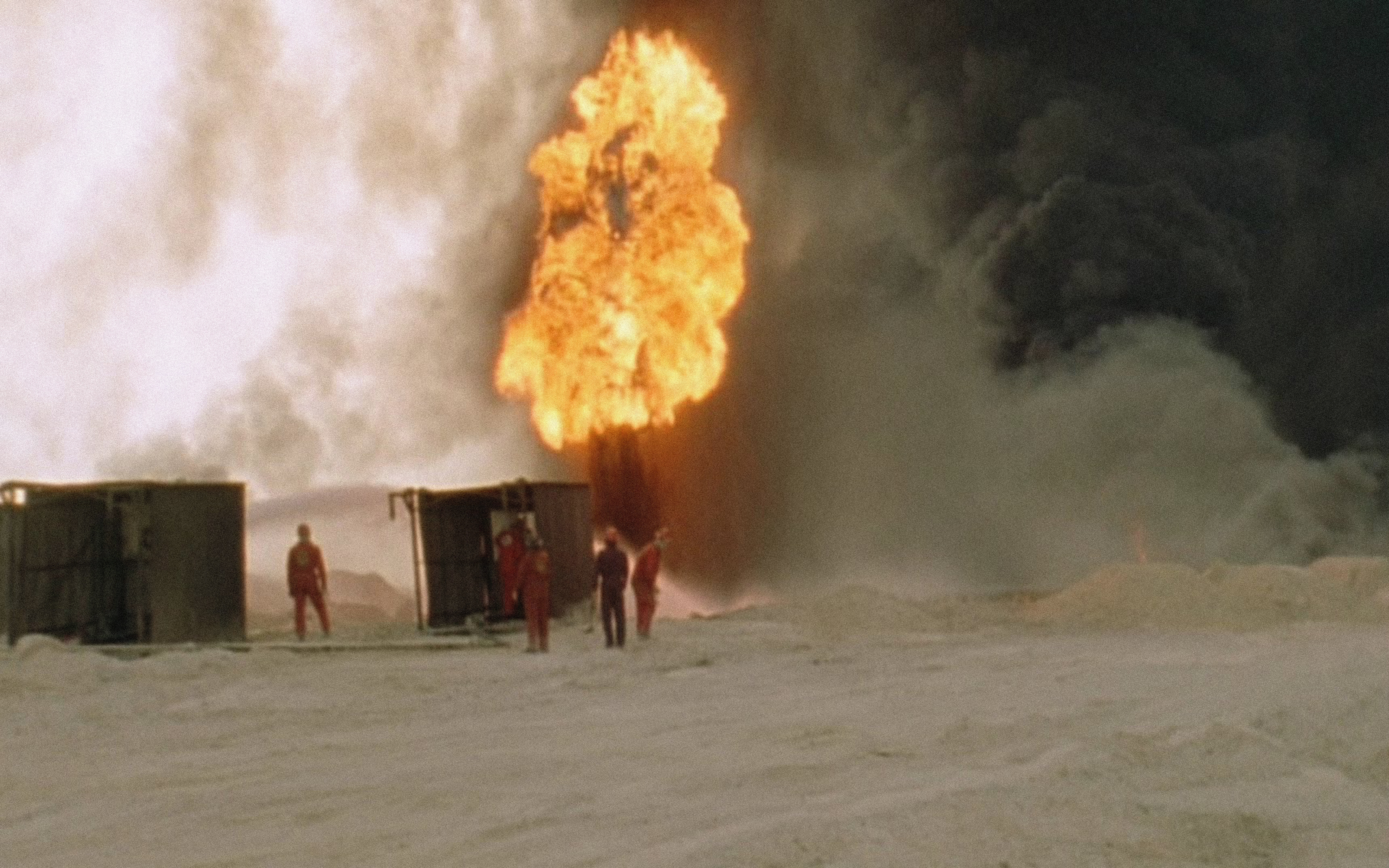 film still of an explosion
