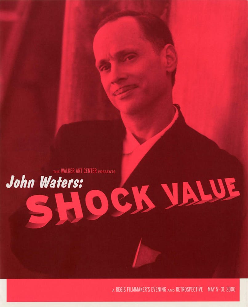 John Waters Dialogues event brochure page 1