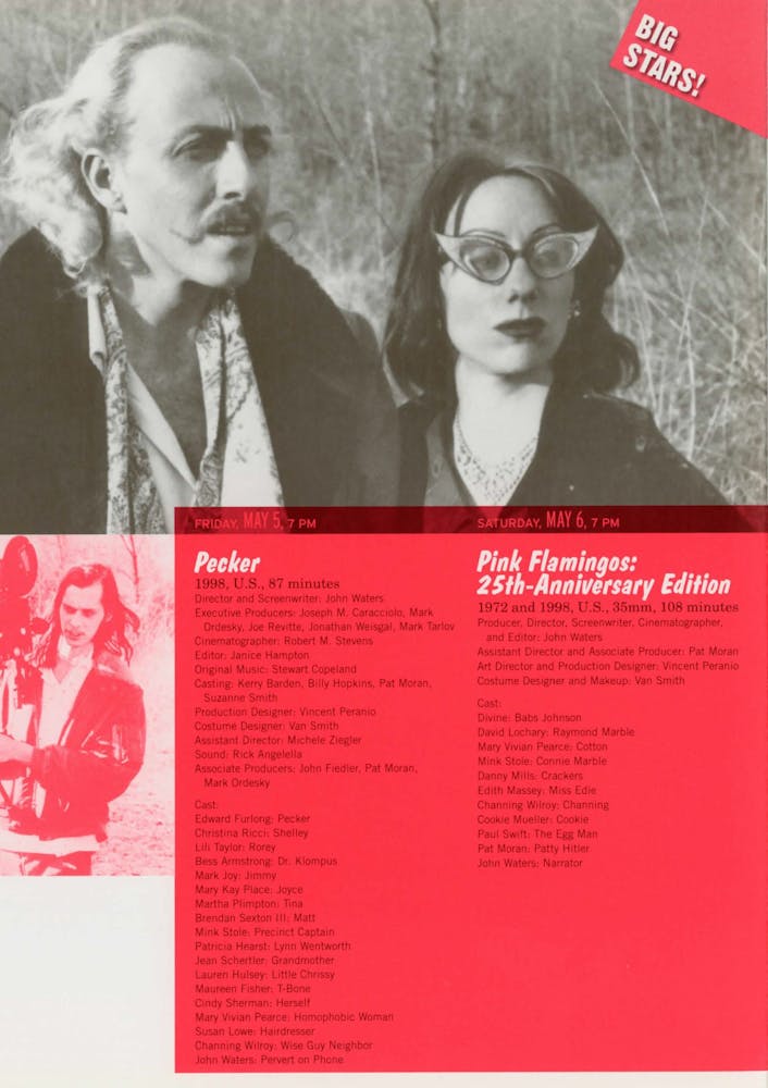 John Waters Dialogues event brochure page 2