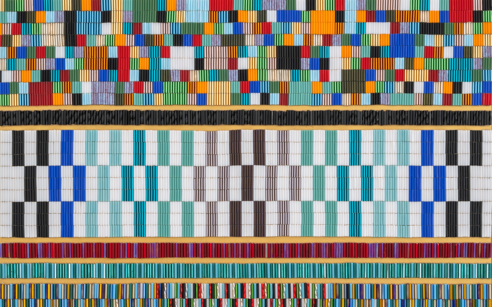 Whitehawk_DSC0357 Detail of colorful beadwork.