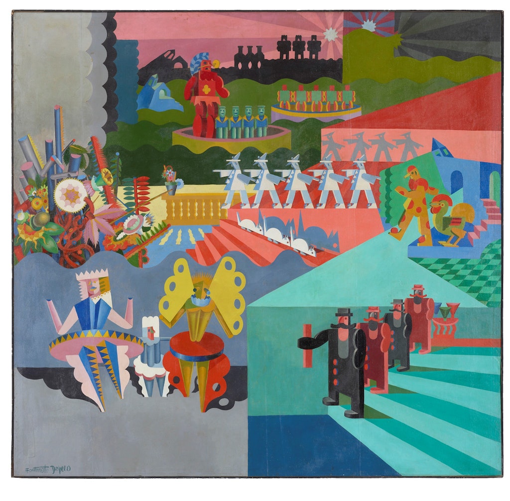 Fortunato Depero, I miei Balli Plastici (My Plastic Dances), 1918. Private Collection.