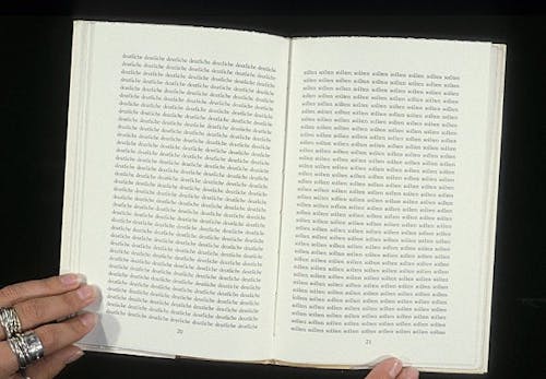 open pages of a book